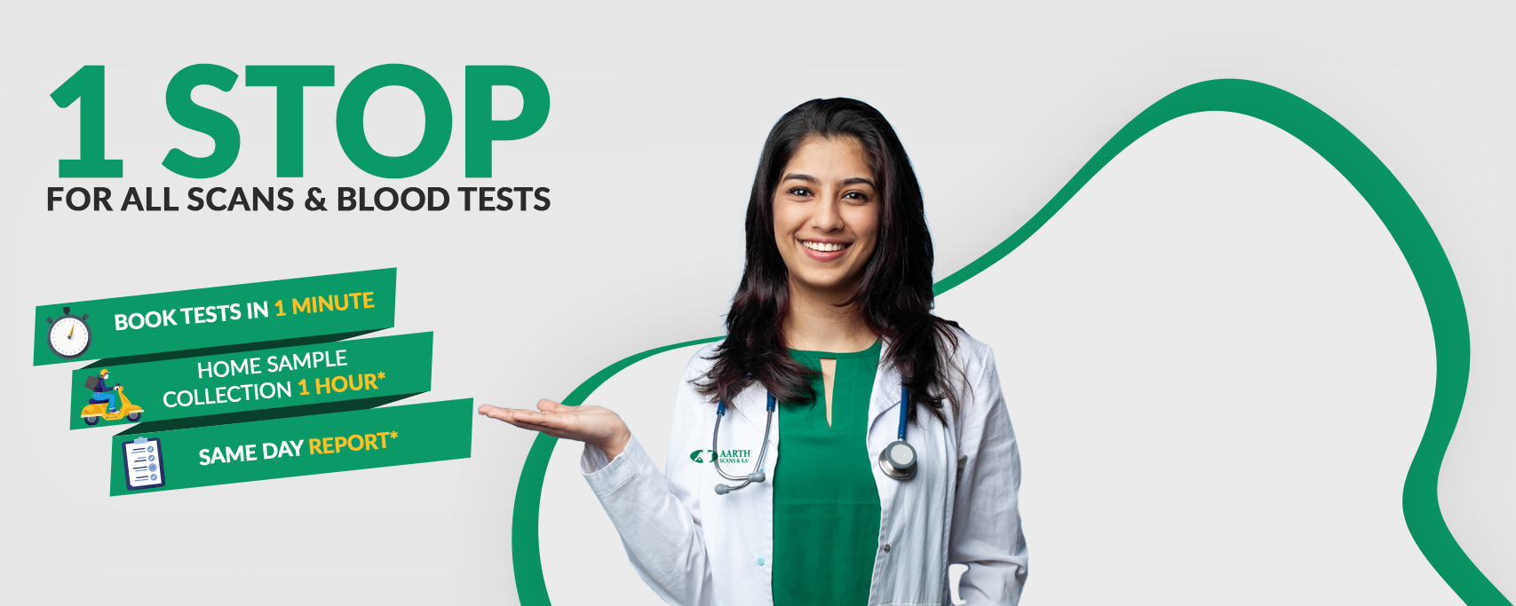 1 STOP FOR ALL SCANS & BLOOD TESTS